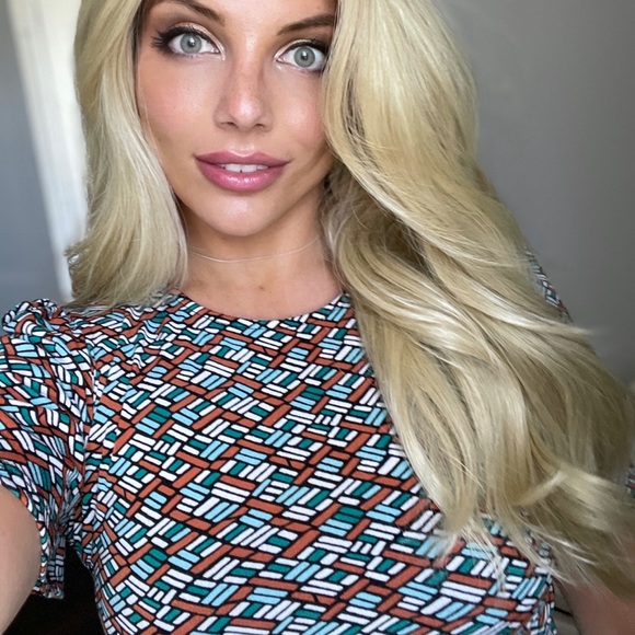 Highline Wigs / Toppers By Sharon Premium Human Hair Silk Top long blonde topper - Picture 15 of 16